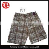 Cheap Cargo Short Pants Stocklots Men's Washed Shorts Printed Plaid thumbnail-1