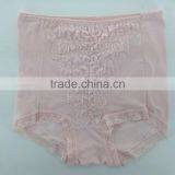 Hot Sale !!! 2015 New Arrival Light Pink Color Briefs With Lace Big Size Women Mommy Pants thumbnail-1