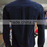 Wholesale Velvet Shirts Plain Soft Cotton Shirts for Men Custom thumbnail-2