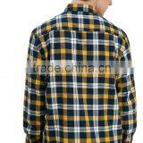 Wholesale Fashion Long Sleeve Mens Custom Plaid Shirts thumbnail-2