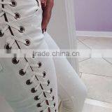 M1161 Runwaylover Cross Bandage Tight Pants Autumn Pants thumbnail-5