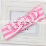 2015 Newest Cotton Baby Knot Headband,Stripe Cotton Headbands thumbnail-3