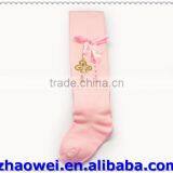 Bowknot Heart Printed Young Girls Tights thumbnail-3