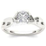 Engagement Ring Prices Philippines Cubic Zirconia Sterling Silver Finger Engagement Ring thumbnail-1