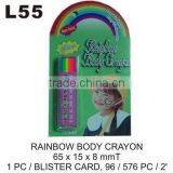 L55 RAINBOW BODY CRAYON thumbnail-1