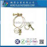 Made in Taiwan Stainless Steel DIY Hose Clamp Double Wire Spring Hose Clamp thumbnail-3