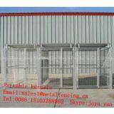 Wholesale Zoo Animals Fence Panels Movable Dog Cages With Roofs 3 Run Dog Houses Modular Dog Pens Anti Rust Dog Kennels thumbnail-2