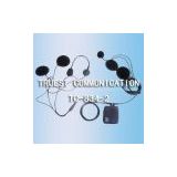 TC-834-2Wired Earphone for Motorcycle Intercom, Can be Fixed on Helmet