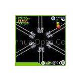 White 3000mcd Dip 5mm Straw Hat LED 120 Degree Viewing Angle 3500K