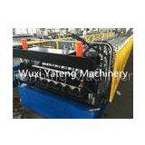 Metal Floor Decking Roll Forming Machine With Hydraulic De - Coiler Lifetime Service