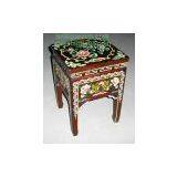 Chinese Furniture Exporter, 4 Side Lacquer Stool thumbnail-1