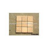 Beige Limestone: Honed&Tumbled With Mesh thumbnail-1