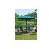 Outdoor Furniture,dining Furniture ,textile Chairs and Tables,chair,table,aluminum +PE Rattan Chair,aluminum +PE Rattan Table HT15 HY06 thumbnail-1