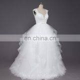 V Neckline A-line Sexy Backless Bridal Gown Lace Wedding Dresses Styles thumbnail-2