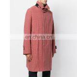 OEM Factoy Wholesale Custom Mens Winter Oversized Plaid Jacket Coat thumbnail-2
