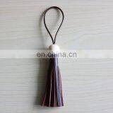 Genuine Leather Accessories Log Beads Pure Handmade Korean Wax Rope Pendant thumbnail-3