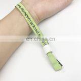 One-time Use Custom Slide Lock Fabric Festival Polyester Wristband for Events China thumbnail-6