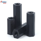 M2-M4 Black Nylon Spacer Nut Female Hex Spacing Threaded Pillars Truss Standoff Vis Double Pass hexagonal Plastic Column Nuts
