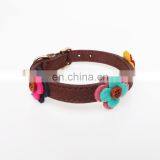 Best Selling New Style Microfiber Flower Pet Collar Dog Collar thumbnail-3