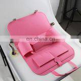 Felt Car Seat Back Organizer Pink Color thumbnail-2