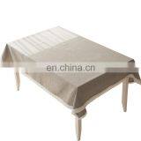 Japanese Style Simple Rectangle White Spots and Checker Handmade Design Tablecloth thumbnail-3
