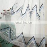 Hot Sale 100% Polyester Embroidery Sheer Curtain Drape in the Living Room thumbnail-5