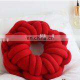 New Fashion Large Donut Cushion Cotton Tube Yarn Braid Yarn Pillow thumbnail-3