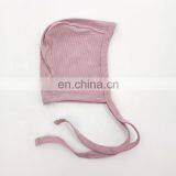 Organic Cotton Baby Sleeping Hat Bonnet Baby Hats Snapback thumbnail-4