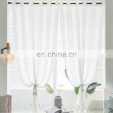 Wholesale Ready Made Modern Solid Color Half-shading Silk Velvet Decoration Fabric Curtain for Living Room thumbnail-5