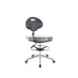 Polyurethane Office Chair Black Adjustable Height Counter Stool Bar Outdoor thumbnail-5