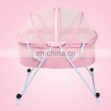 Top Quality Promotional Custom Foldable Bedside Baby Crib thumbnail-3