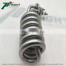 Topright-made High Resistance Water Immersion Electric Coil Tubular Heater Spiral Tubular Heater