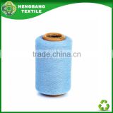 Manufacturer knitting cotton yarn 20s blue colour HB600 China