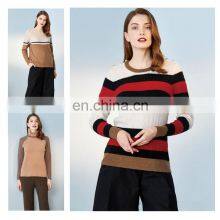 Women Long Sleeve Turtleneck Cashmere Knit Sweater thumbnail-2