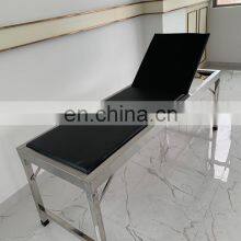 Stainless Steel Type Medical Examination Adjustable Bed for Hospital and Clinic Use thumbnail-2