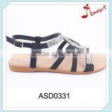 Rhinestone Decoration Upper China Import Wholesale Fancy Flat Sandals Women thumbnail-1