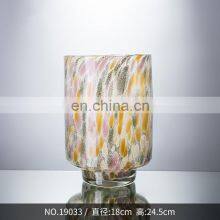 Hand Blow Luxury Glass Compote Decoration Animal Leopard Amber Vase thumbnail-4