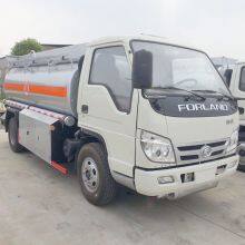 Bottom Price Forland 4x2 Fuel Transport Trucks 3600L 4000 Liters 5ton Small Oil Bowser Truck thumbnail-2