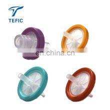 25 mm 0.22um PTFE Hydrophilic Syringe Filter Welded