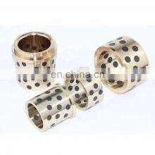 CNC JDB Flanged Brass Oilless Bushing Bearing With Graphite thumbnail-3