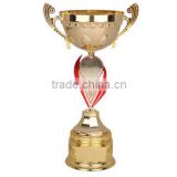 Golden plating sports trophy gifts souvenirs badminton trophy