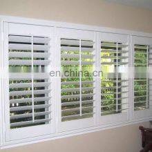White Sunscreen Horizontal Louver Plantation Shutters thumbnail-3