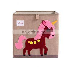 White Washing Fabric Collapsible Towels Toys Clothes Kids Room Nursery Organizer Bra Screw Starplast Storage Box