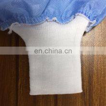 Isolation Suit 45g Blue SMS Disposable Isolation Gown Suit thumbnail-5