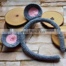 Hot Sale Crochet Headband Pattern, Mouse Hair Accessories Christmas Carnival, Vietnam Supplier Cheap Wholesale thumbnail-3