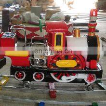 Outdoor Theme Park Toy Electric Train Ride Equipment Track Amusement Rides Mini Trains thumbnail-5