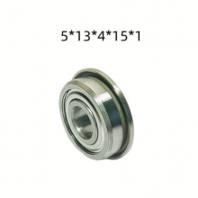 F695 ZZ RS Flanged Miniature Bearing 5*13*4*15*1mm