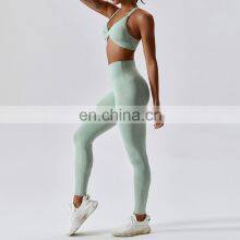 Wholesale Plus Size Workout Sets Butt Lift Gym Wear Women Sets Clothes Women Sports Activewear Sets for Women thumbnail-3