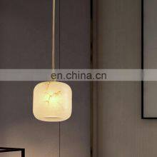 Luxury Lighting Fixtures Modern Led Alabaster Chandelier For Living Room Dining Pendent Lamp thumbnail-4