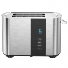 Tenfly Stainless Steel Toaster Factory Custom, Home Use 2 Slices Bread Toaster, Touch Screen Breakfast Sandwich Maker thumbnail-5